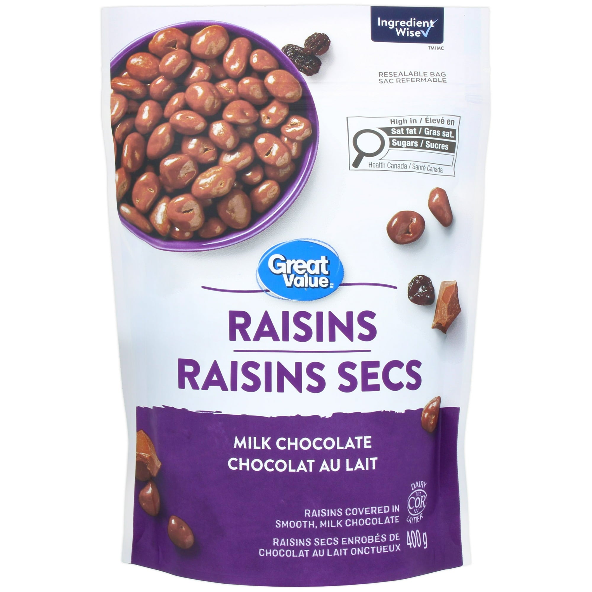 Great Value Milk Chocolate Raisins 