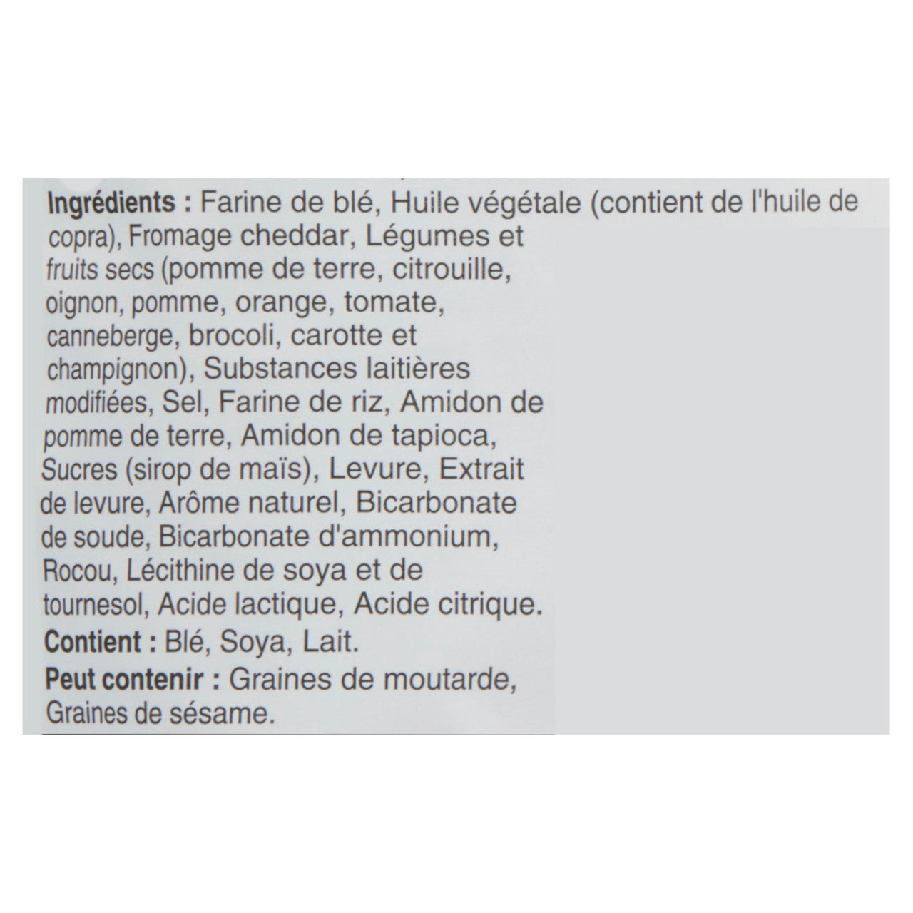 Dare, Bear Paws Crackers Mix, White Cheddar, 135g/4.8oz., {Imported from Canada}