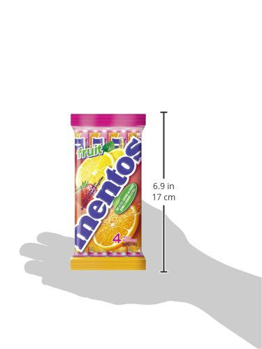 Mentos 4ct Fruit (37g / 1.3oz per pack) {Imported from Canada}