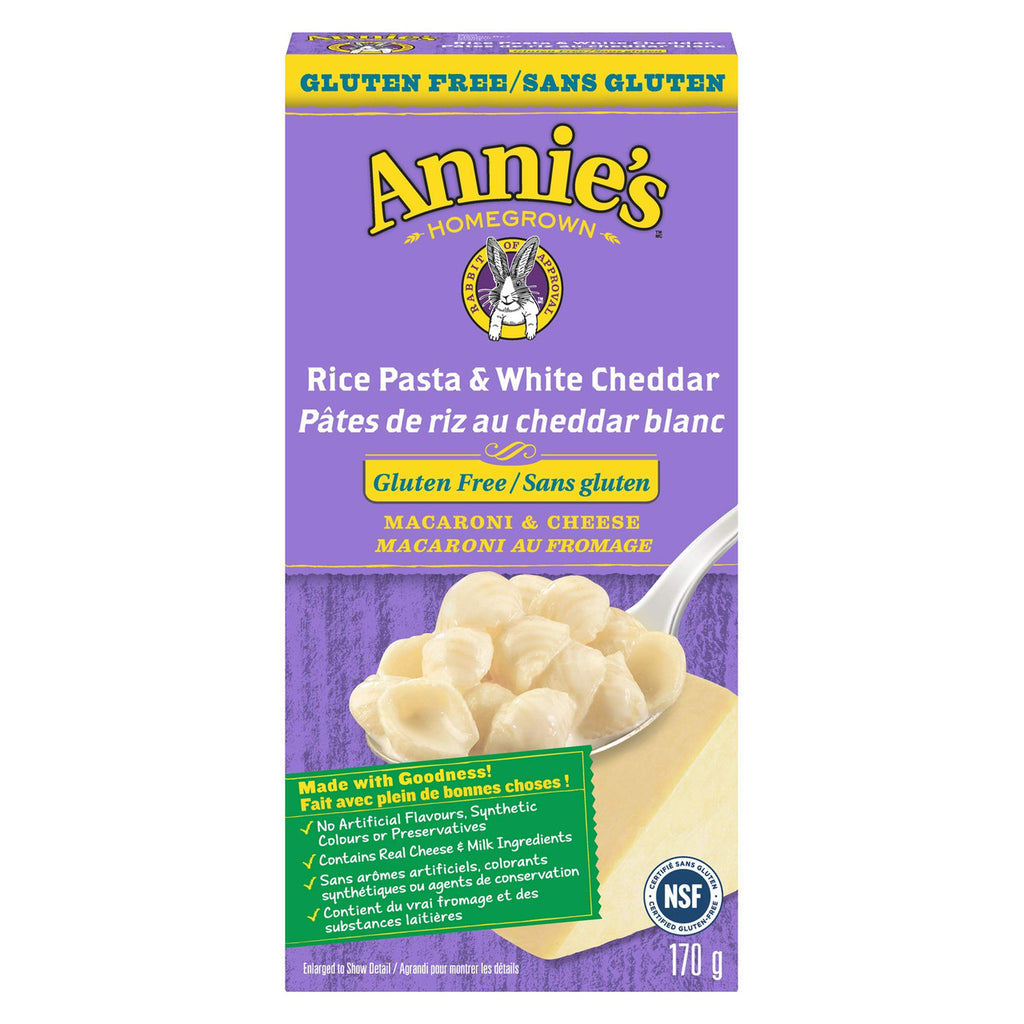 Annie's Homegrown Gluten Free White Cheddar Macaroni & Cheese, 170g/6 oz.