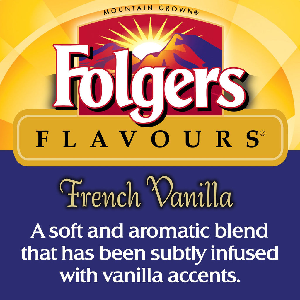 Folgers French Vanilla Coffee (326g / 11.5oz) (Imported from Canada)