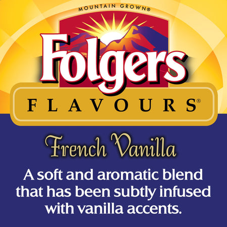 Folgers French Vanilla Coffee (326g / 11.5oz) (Imported from Canada)