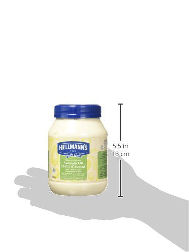 Hellmann's Avocado Oil Mayonnaise Dressing, 710ml/24 fl. oz., {Imported from Canada}