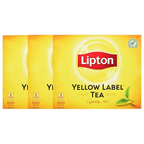 Lipton Yellow Label Tea, 200g/7.1oz - (100ct) (Pack of 3) {Imported from Canada}