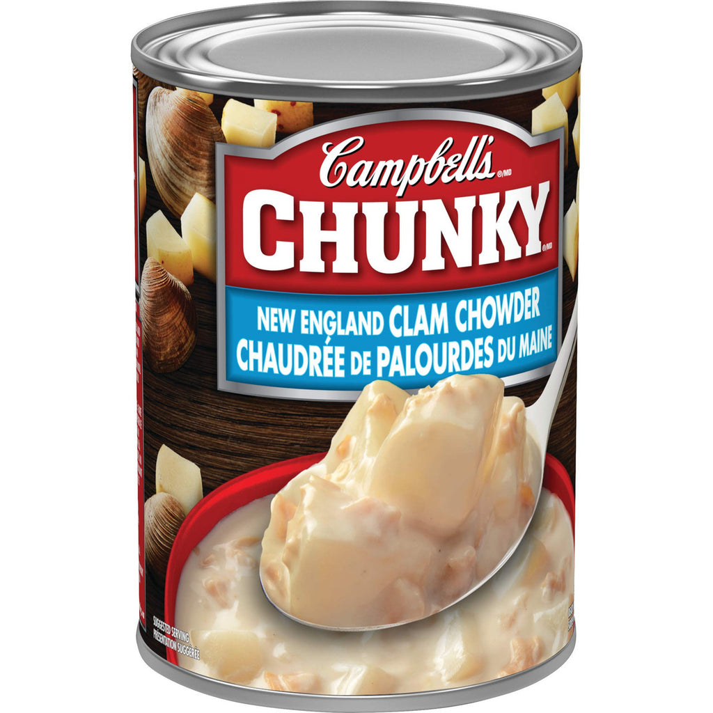 Campbell's Chunky New England Clam Chowder, 540ml/18.3 oz., (Canadian)