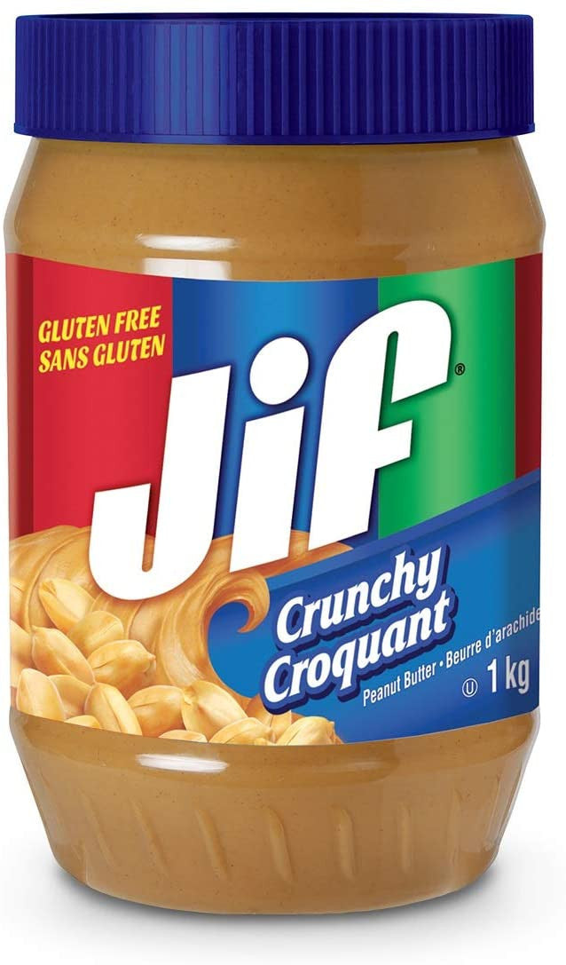 Jif Crunchy Peanut Butter, 1kg/2.2lbs., {Imported from Canada}