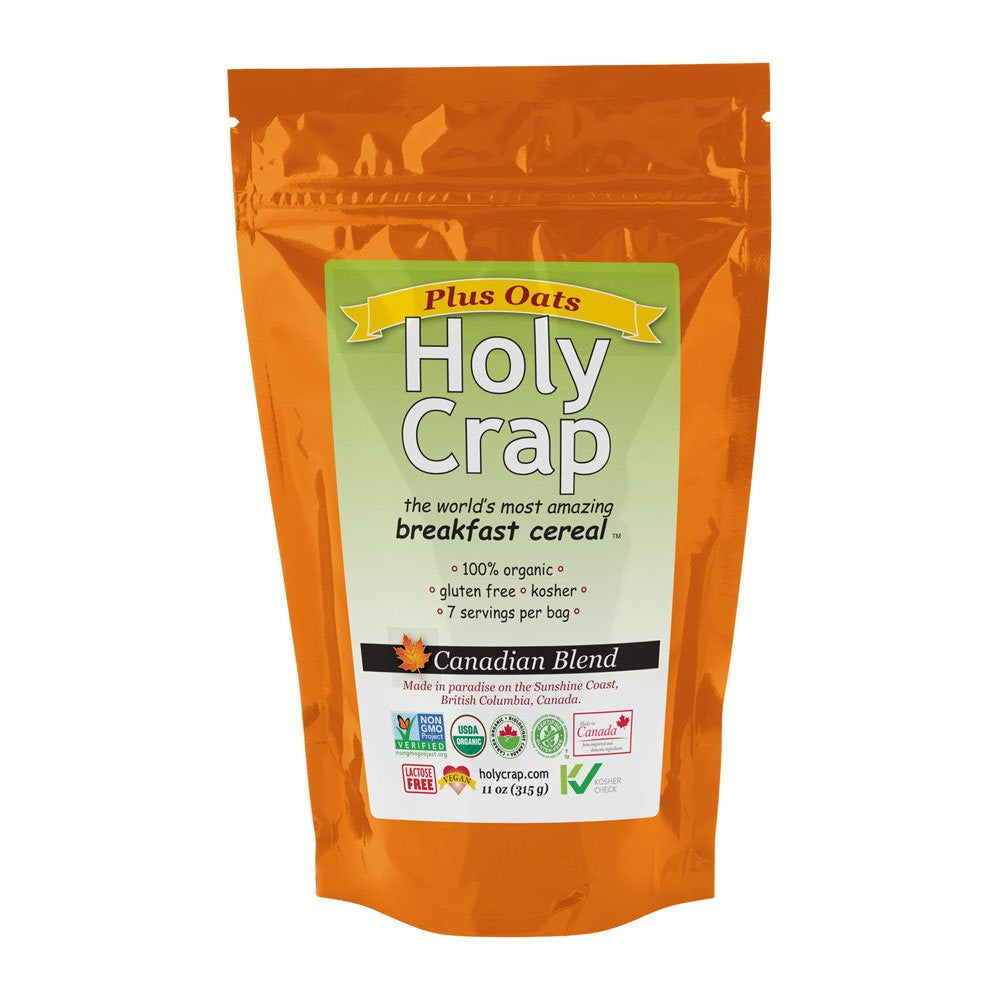 Holy Crap Plus Oats Breakfast Cereal, 11 Ounce {Imported from Canada}