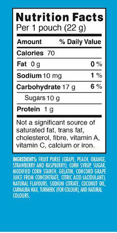 Welch's Fruit Snacks, Mixed Fruit, 12ct x 22g/0.8oz., {Imported from Canada}