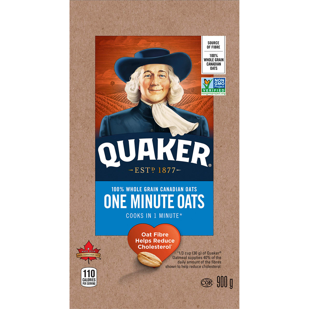 Quaker One Minute Oats 900g/31.7 oz {Imported from Canada}