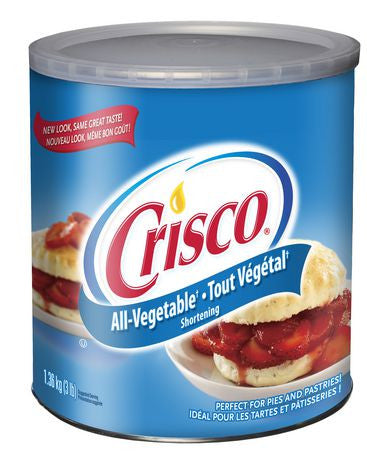 Crisco All-Vegetable Shortening, 1.36kg/3lbs., {Imported from Canada}