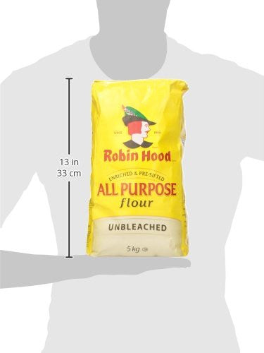 Robin Hood All Purpose Unbleached Flour 5kg bag  {Imported from Canada}