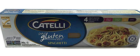 CATELLI Gluten Free Pasta Trio -FUSILLI, Spaghetti & Macaroni, 340g/12oz. Per Box, {Imported from Canada}