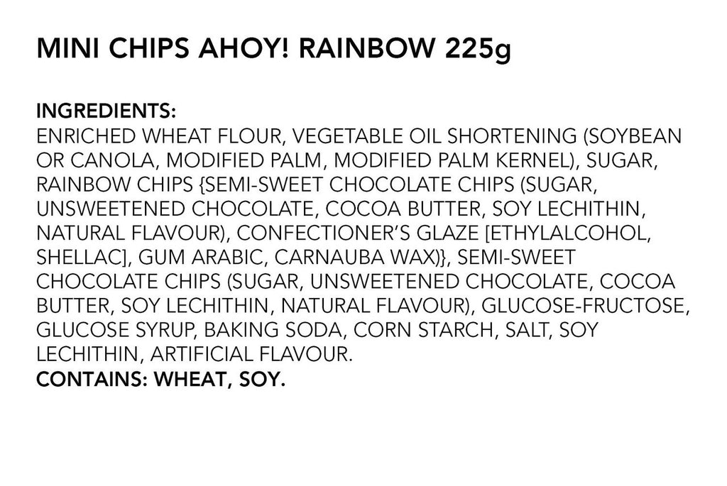 Chips Ahoy! Mini Rainbow 225g/7.93oz (Pack of 2) {Imported from Canada}