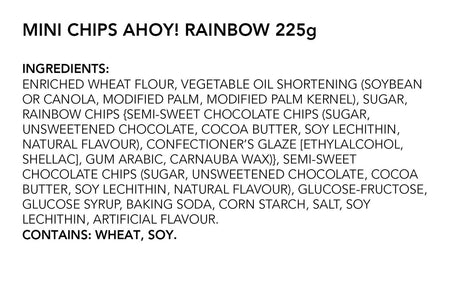 Chips Ahoy! Mini Rainbow 225g/7.93oz (Pack of 2) {Imported from Canada}