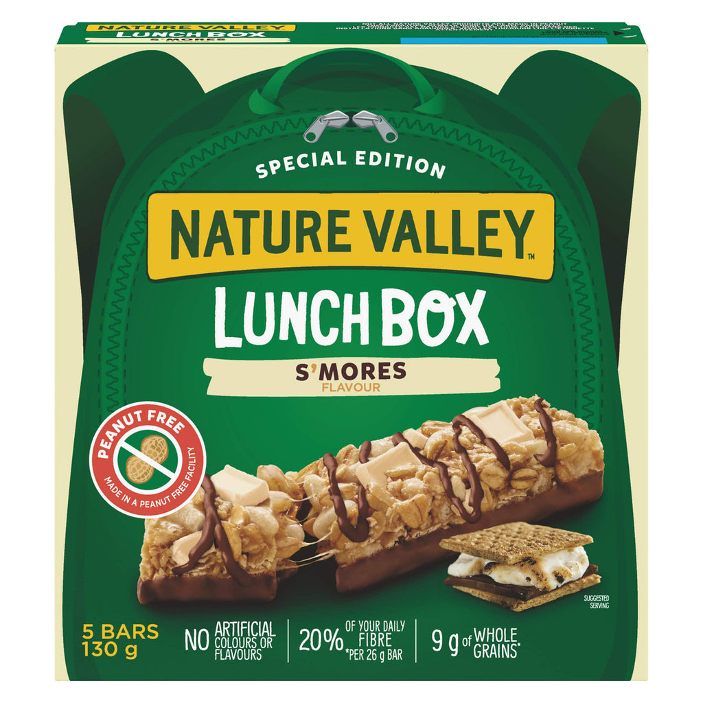 NATURE VALLEY, Lunchbox S'mores Granola Bars, 130g/4.6oz, {Imported from Canada}