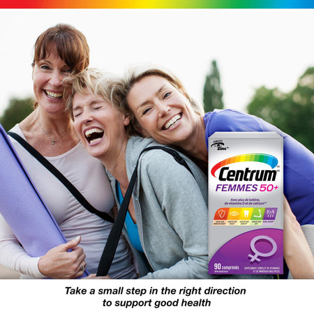 Centrum Multivitamins for Women 50+, 90 tabs, {Imported from Canada}