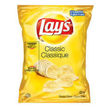 Lay's Classic Potato Chips 40g/1.4oz (Imported from Canada)