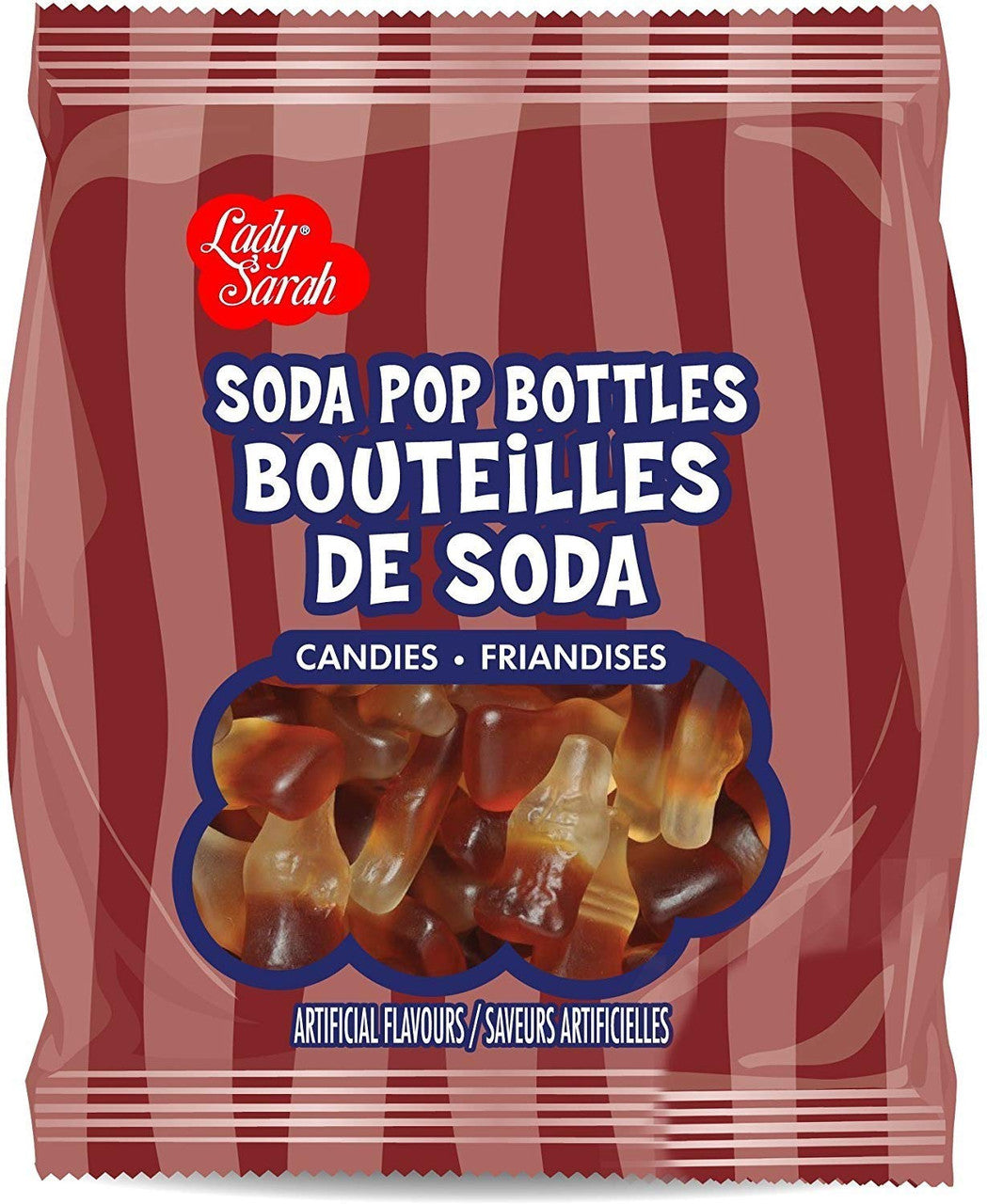 Lady Sarah, Soda Pop Bottles Gummies, 120g/4.2oz. Per Bag, {Imported from Canada}