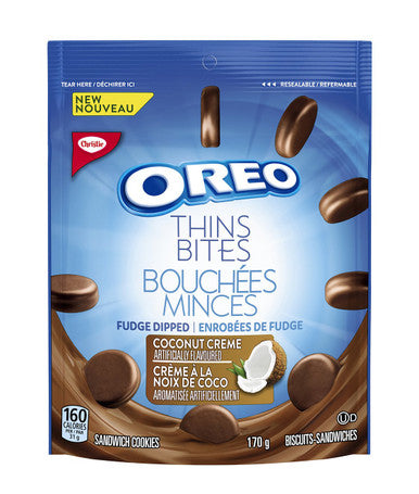 Christie Oreo Thins Bites, Coconut, 170g Imported from Canada