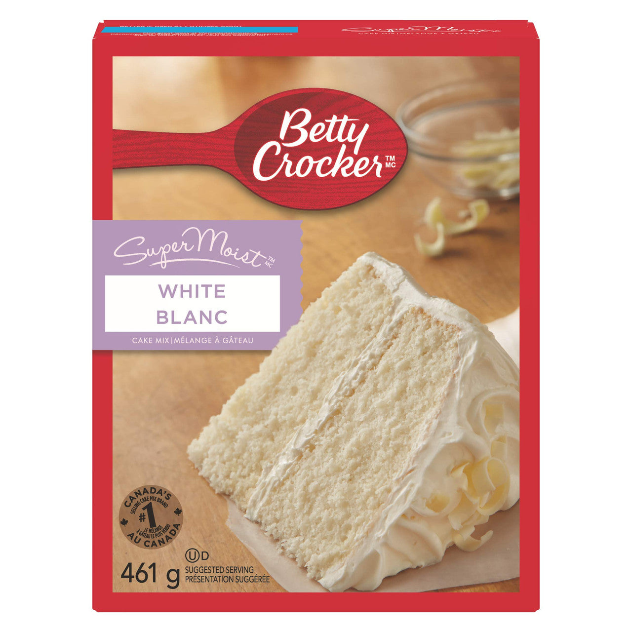 Betty Crocker, SuperMoist White Cake Mix, 461g/16.3oz., {Imported from Canada}
