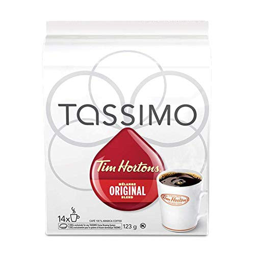 Tassimo Tim Horton's Coffee Single Serve T-Discs, 14 T-Discs, {Imported from Canada}