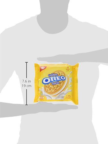 Oreo Golden Sandwich Cookies, 303g/10.7oz, Bag, {Imported from Canada}