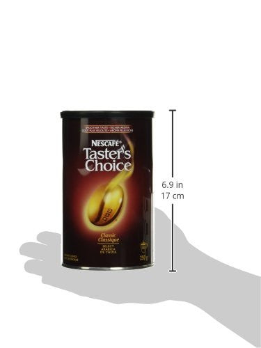 NESCAFE Taster's Choice Classic, Instant Coffee, 250g/8.8oz. Tin, (Imported from Canada)