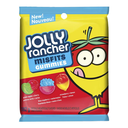 Jolly Rancher - Misfits Original Gummies, 3 Pack, Combined Weight 546g/19.3 oz., {Imported from Canada}