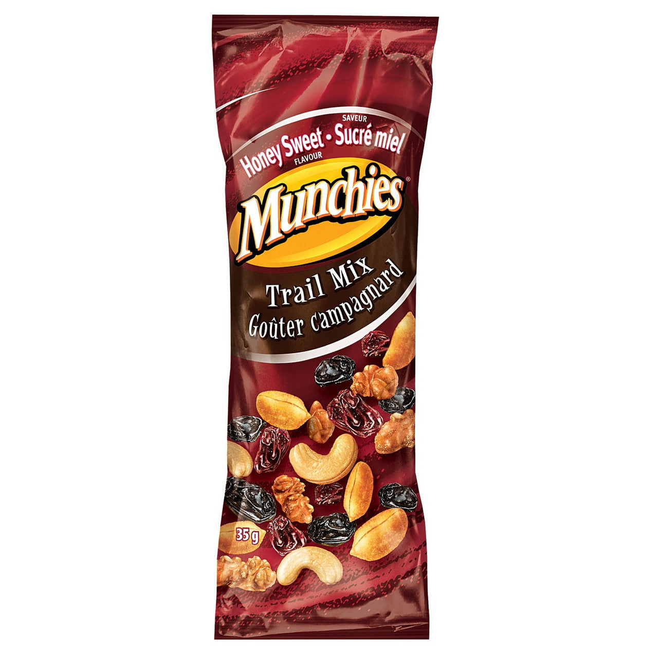 Munchies Honey Sweet Trail Mix Snacks ( 12ct x 35g/1.2 oz) {Imported from Canada}
