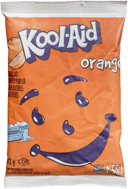 Kool-Aid Orange Powdered Drink Mix, 392g/13.8 oz., Pouches, 18 pk {Imported from Canada}