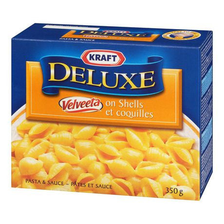 KRAFT Deluxe Velveeta & Shells Pasta Kit 350g/12.3 oz {Imported from Canada}