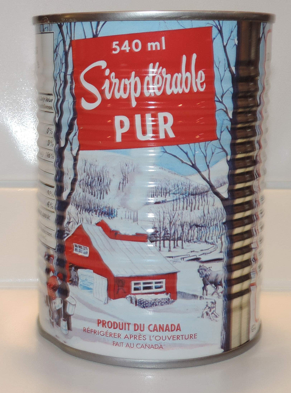 Decacer Pure Maple Syrup, #1 Medium, 540ml/18.26oz. Can,(8pk) (Imported from Canada)