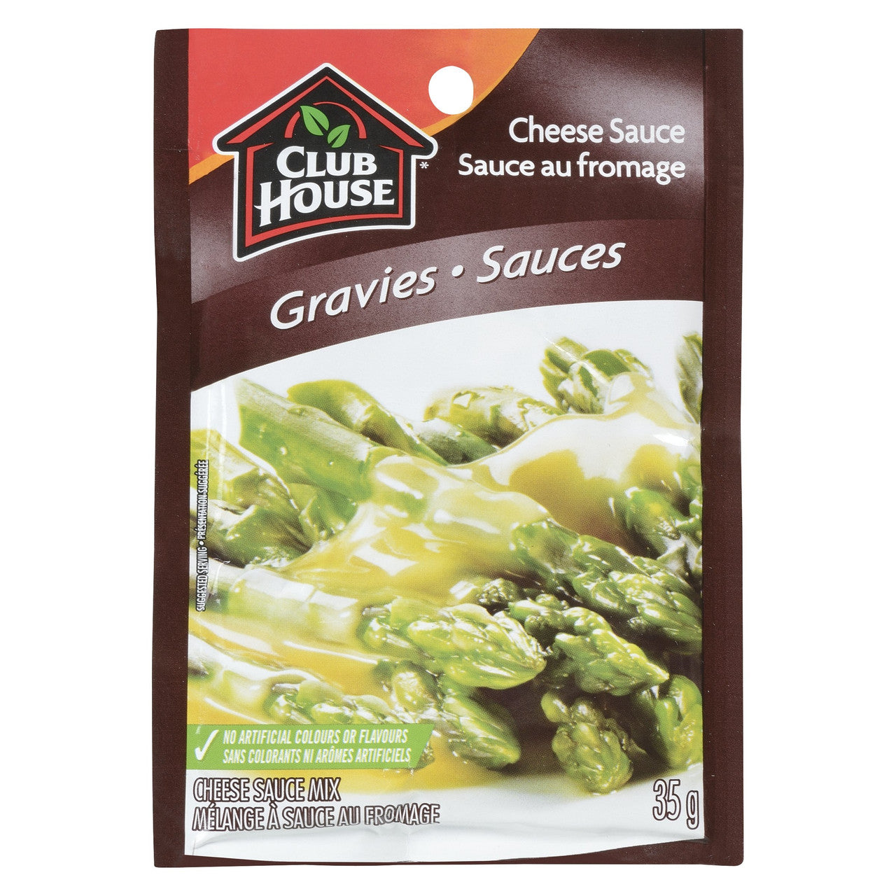 Club House Cheese Sauce Gravy Mix, 35g/1.2oz., {Imported from Canada}