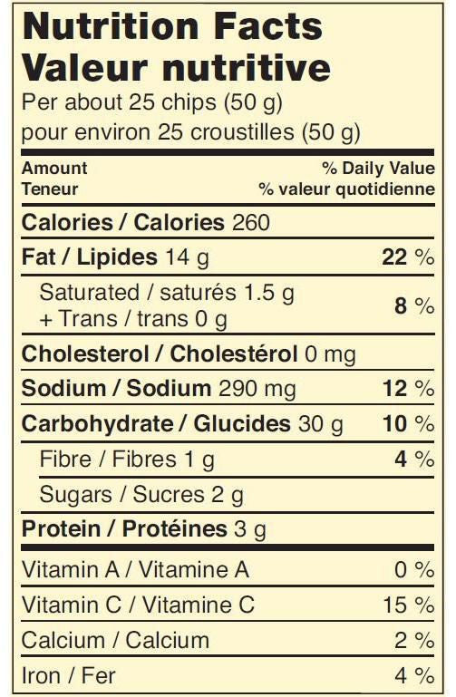 Old Dutch Crunch Sour Cream & Dill Potato Chips, 200g/7.1 oz., {Imported from Canada}