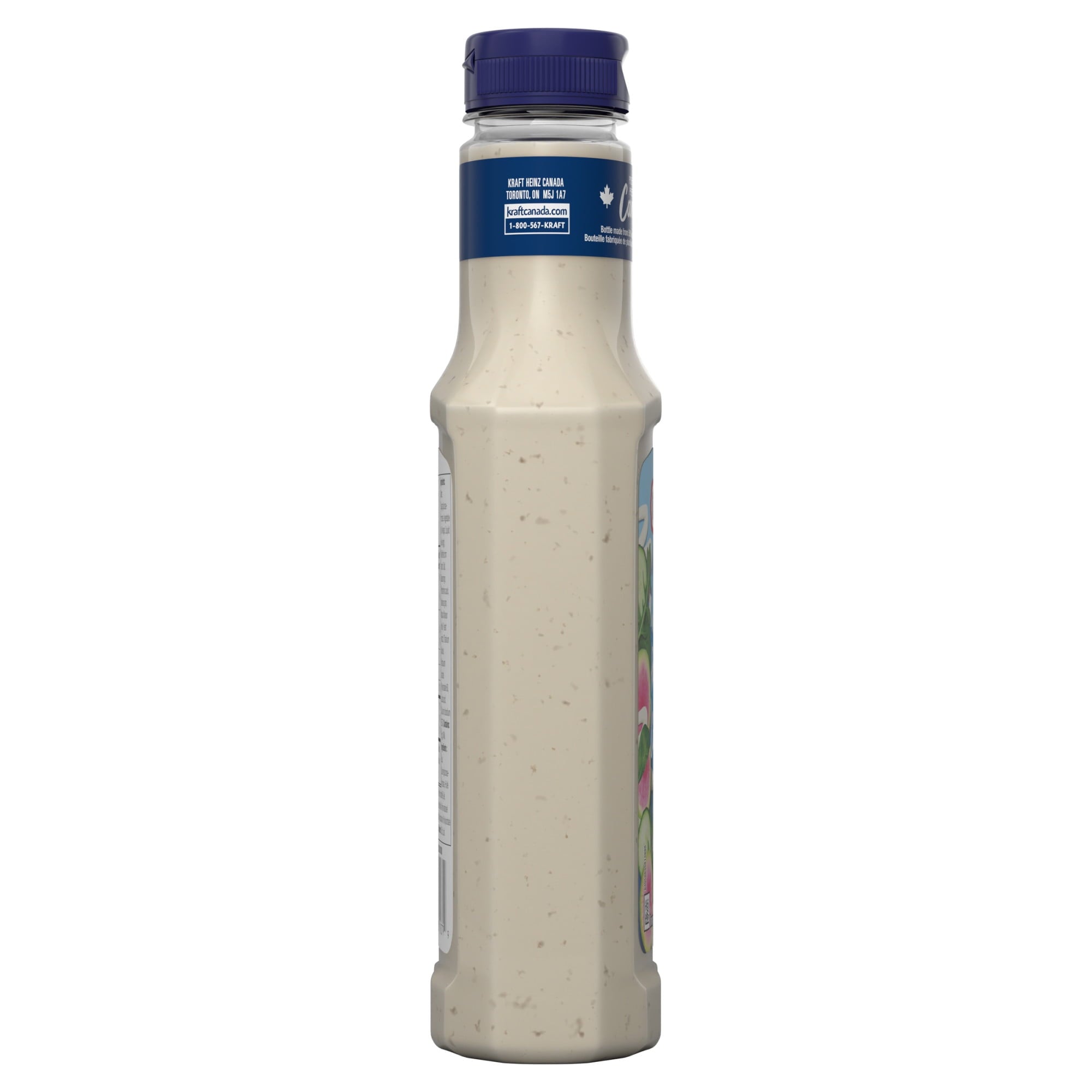 Kraft Calorie-Wise Rancher's Choice Dressing 425ml/14.4 oz., Bottle, side of bottle