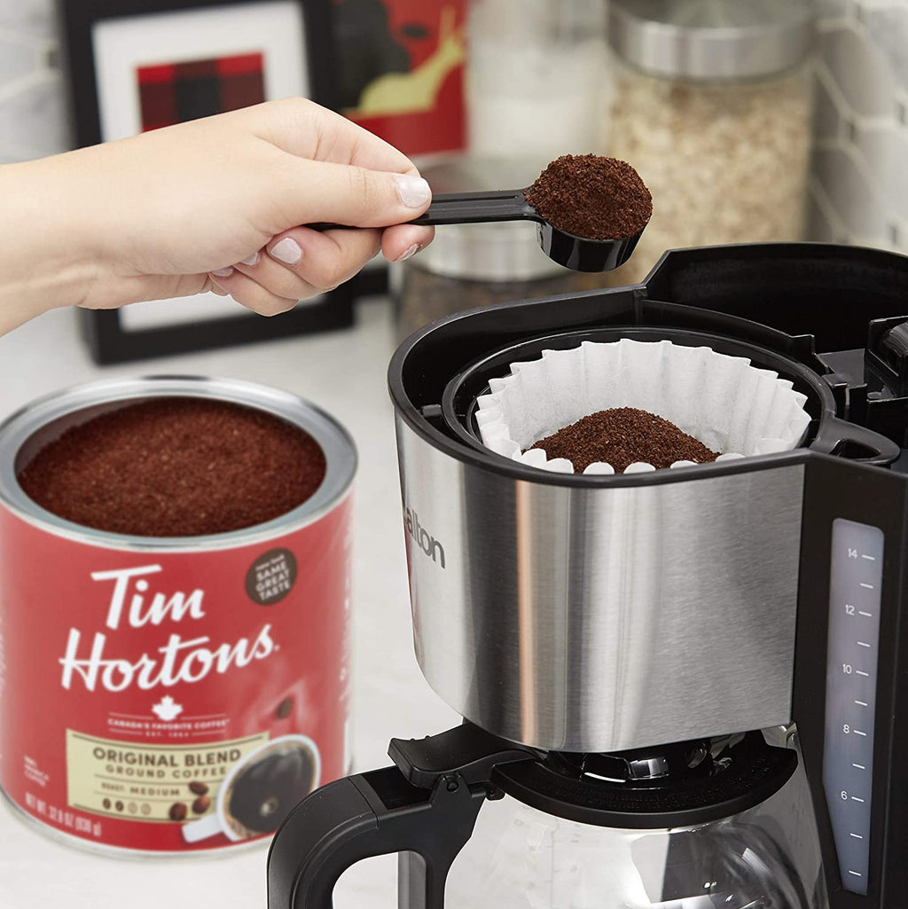 Tim Hortons Original Coffee, Fine Grind Coffee,medium, 930g/33oz.,(3pk) {Imported from Canada}