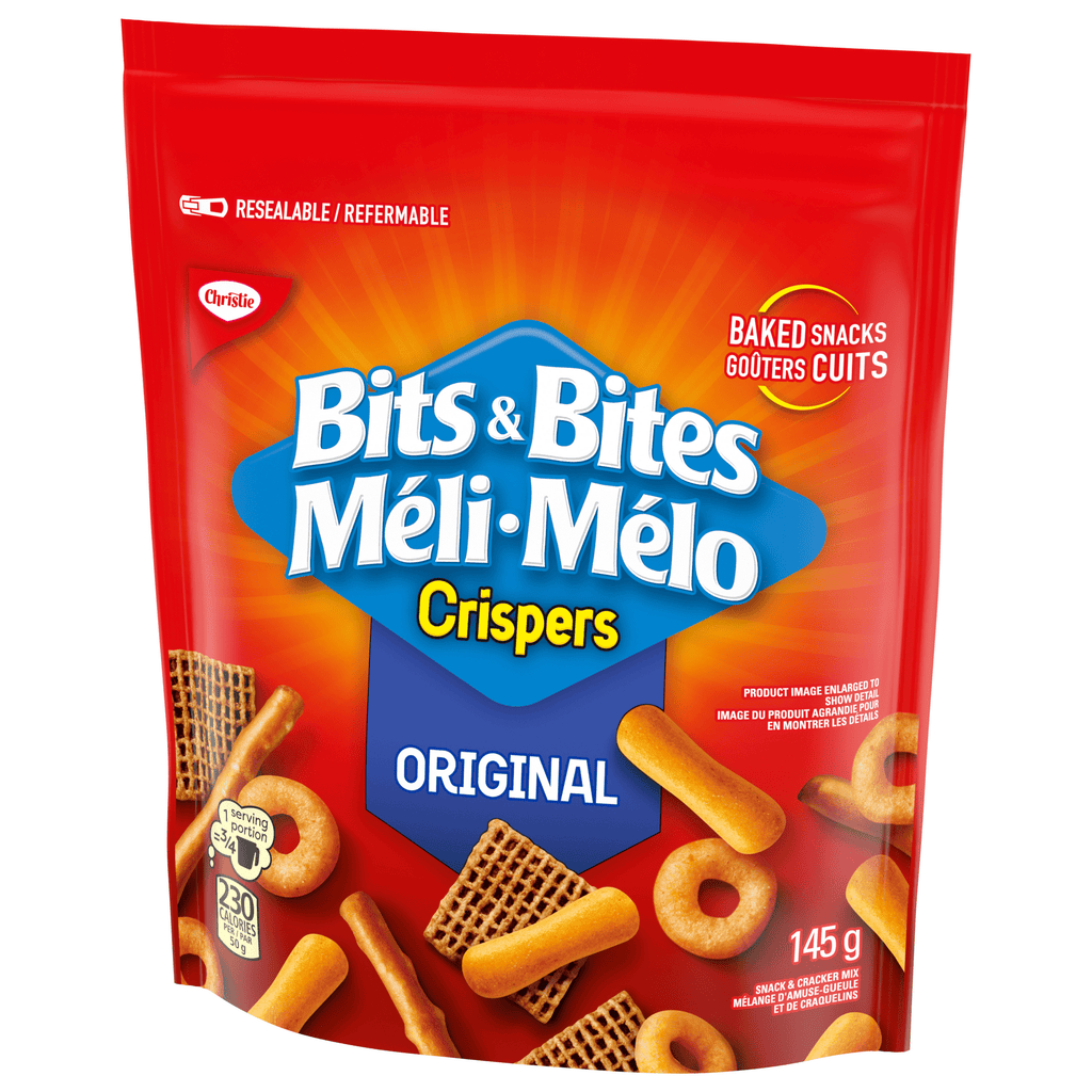 Christie Bits & Bites Crispers Original Snack Mix angle