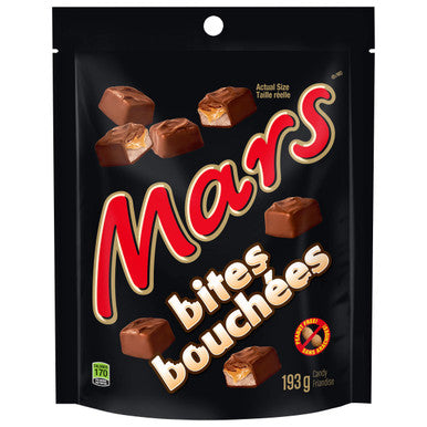 Mars Bars Bite Size, 193g/6.8oz., Bag {Imported from Canada}