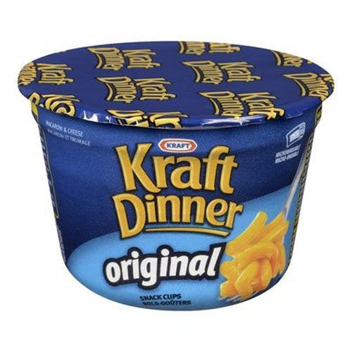 Kraft Original Macaroni & Cheese Snack Cup, 58g/2 oz.,  {Imported from Canada}