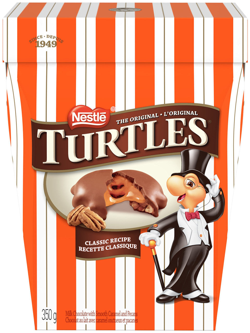 Nestle the Original Turtles 100% Pecan 350g/12.34oz Box {Imported from Canada}