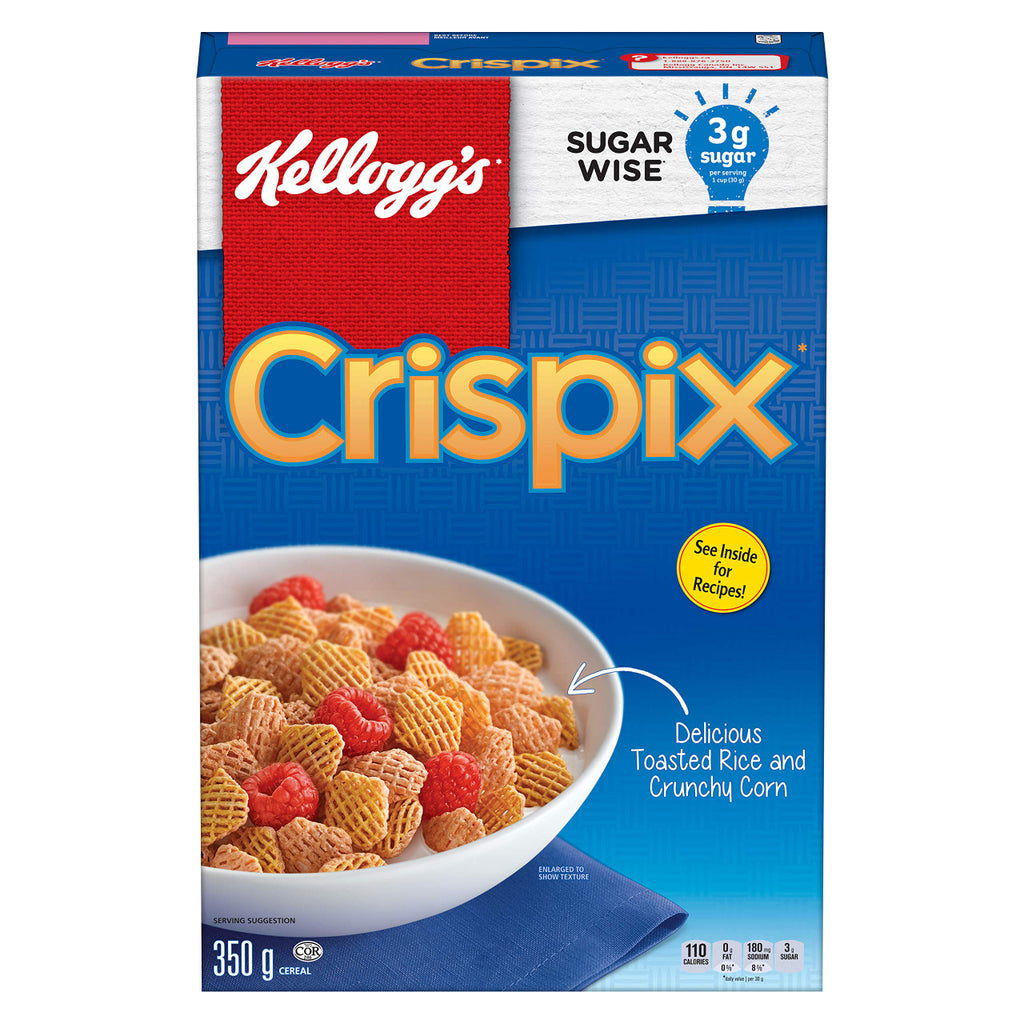 Kellogg's Crispix Krispies Cereal, 350g/12oz, (Imported from Canada)