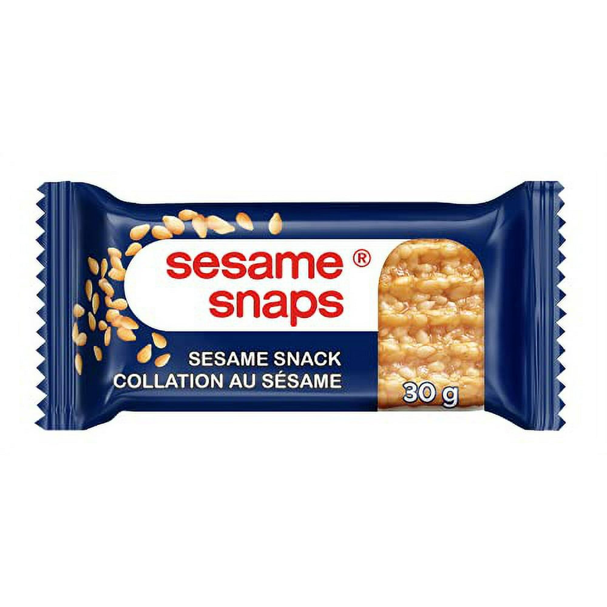Sesame Snaps, Ready To Eat Snack Bars, 24 Pack, 30g each, 720g/25.3 oz