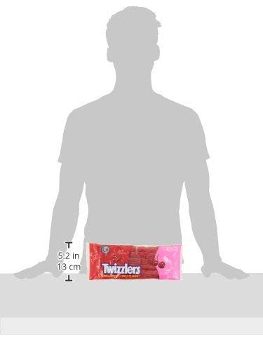 TWIZZLERS Licorice Candy, Cherry Pull N' Peel, Party Pack, 396 Gram