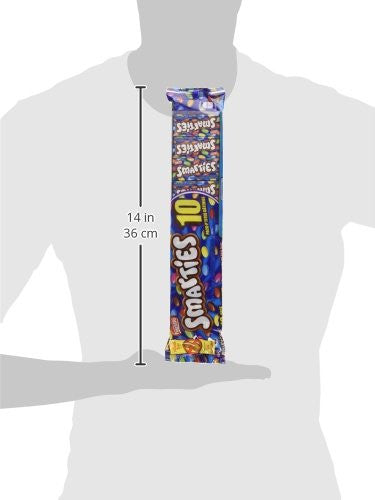 Nestle SMARTIES Snack Size (Pack of 10), 10g each, {Imported from Canada}