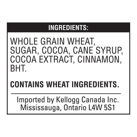 Kellogg's Mini-Wheats! Unfrosted Cocoa Cereal, 456g/16 oz., {Imported from Canada}
