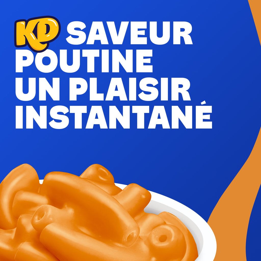 KD Kraft Dinner Poutine Flavor Snack Cups – 58g (2 oz) - Poutine Flavor French