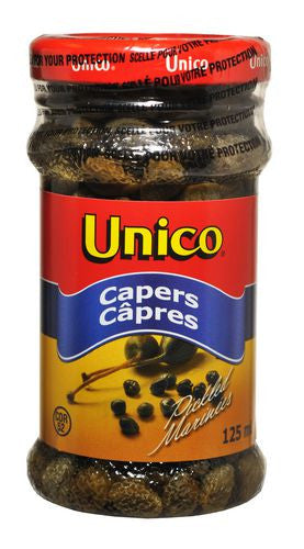 Unico Capers 125ml/4.2 oz., {Imported from Canada}