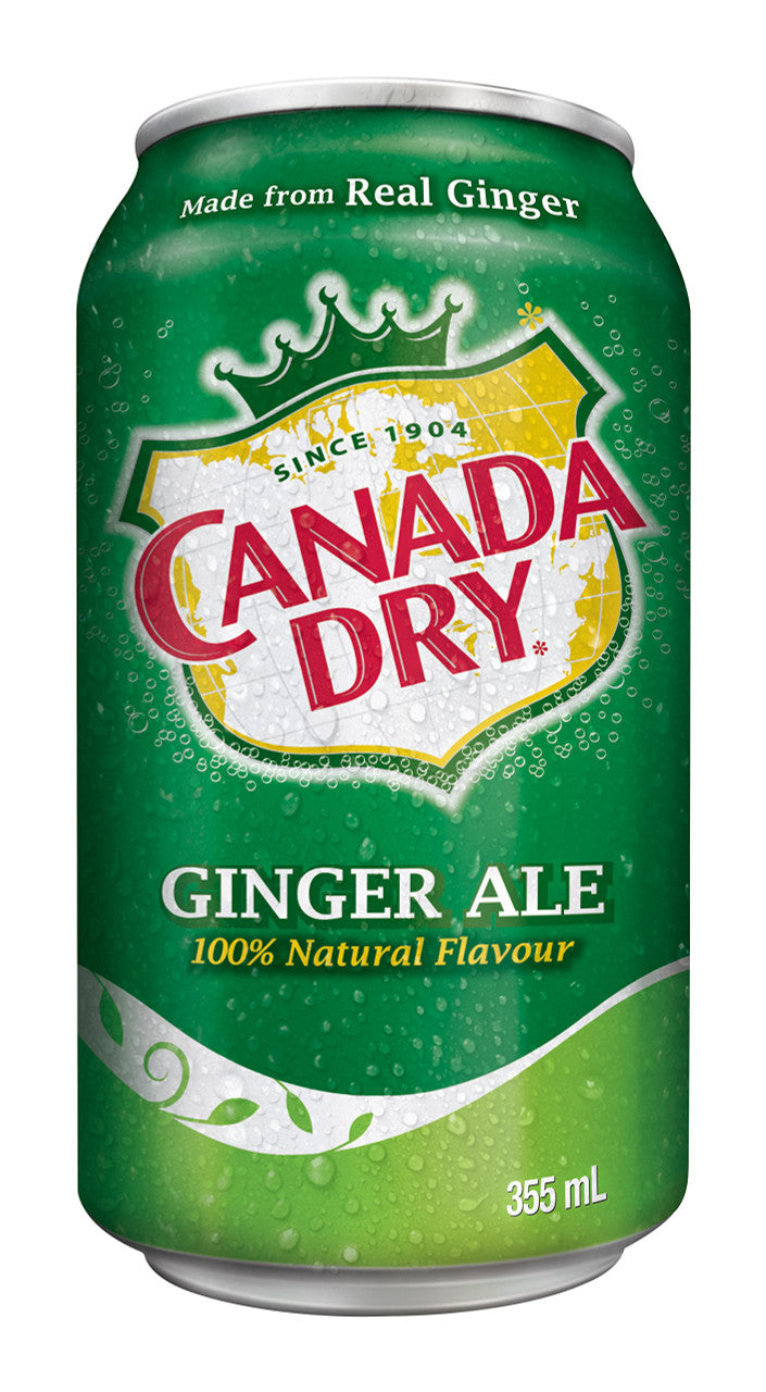 Canada Dry Ginger Ale, 12 Count, 355 ml - {Imported from Canada}