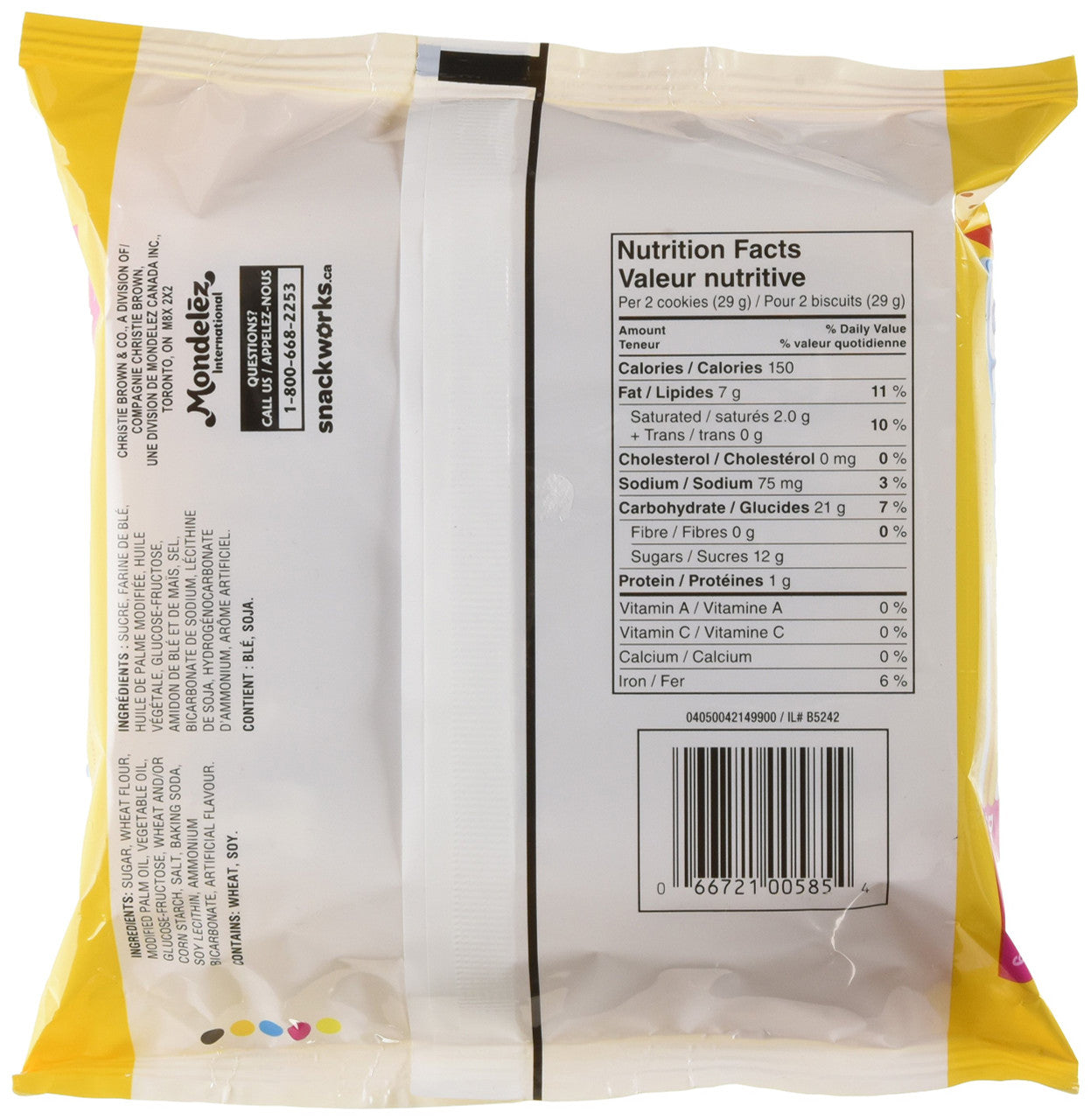 Oreo Golden Double Stuf Cookies, 303g/10.7oz., 12 Pack {Imported from Canada}