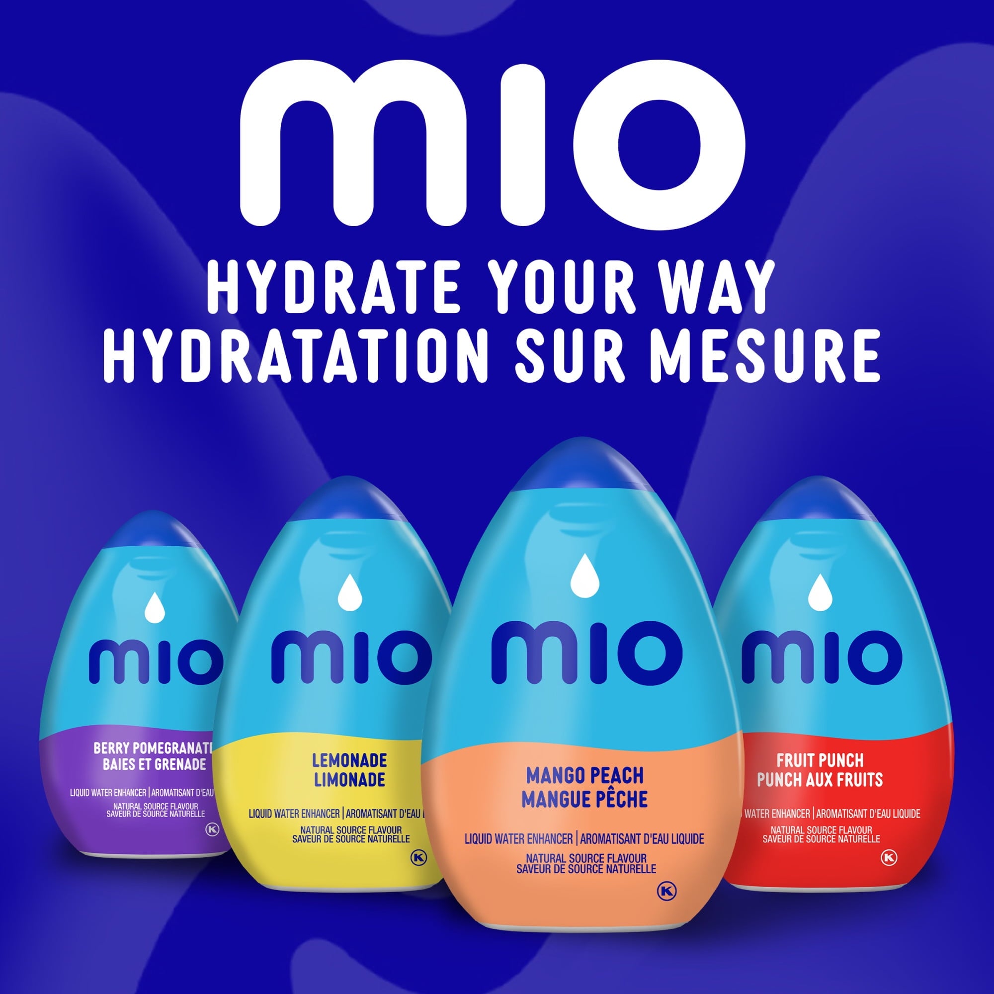 MiO Mango Peach Liquid Water Enhancer, 48mL/1.62oz,(12pk) {Imported from Canada}